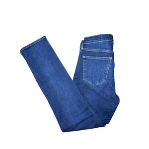 GAP Classic Straight Mid Rise Women Size 27 4R Dark Wash Denim Jeans